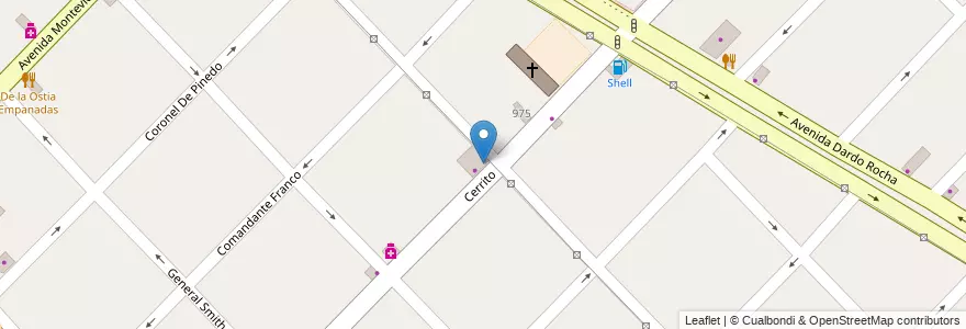 Mapa de ubicacion de Lady Cafe en 아르헨티나, 부에노스아이레스주, Partido De Quilmes, Bernal.
