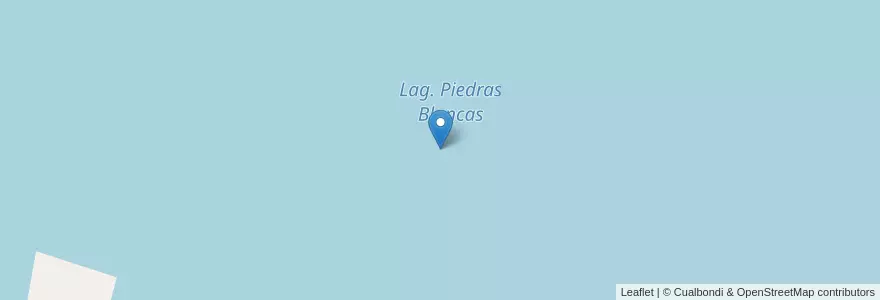 Mapa de ubicacion de Lag. Piedras Blancas en الأرجنتين, تشيلي, محافظة سانتا كروز, Lago Argentino.