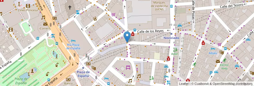 Mapa de ubicacion de Lagerhaus en Sepanyol, Comunidad De Madrid, Comunidad De Madrid, Área Metropolitana De Madrid Y Corredor Del Henares, Madrid.