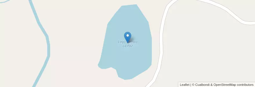 Mapa de ubicacion de Lago Campo La Paz en アルゼンチン, サルタ州, Santa Victoria, Santa Victoria Oeste.