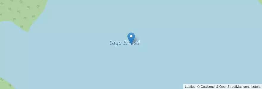 Mapa de ubicacion de Lago Errasti en Argentinien, Chile, Chubut, Departamento Futaleufú.