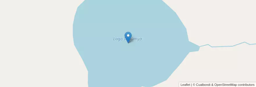 Mapa de ubicacion de Lago Ikalûmya en 아르헨티나, 칠레, 산타크루스주, Lago Argentino.