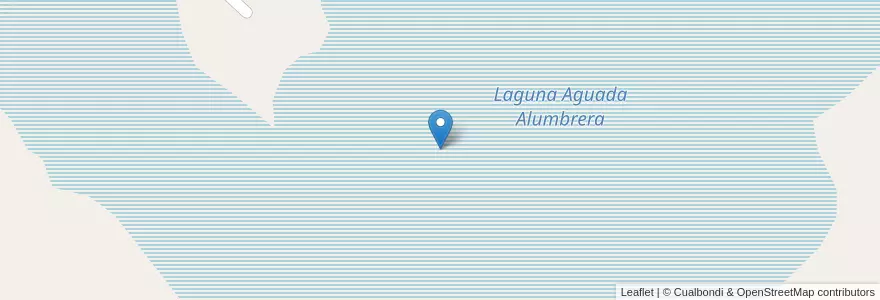 Mapa de ubicacion de Laguna Aguada Alumbrera en Argentinien, Catamarca, Departamento Tinogasta, Municipio De Fiambalá.