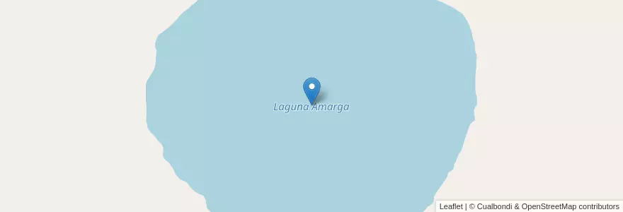 Mapa de ubicacion de Laguna Amarga en Argentina, Chile, Neuquén, Departamento Pehuenches, Barrancas.