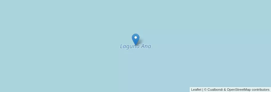 Mapa de ubicacion de Laguna Ana en 마가야네스이데라안타르티카칠레나주.