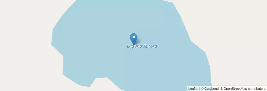 Mapa de ubicacion de Laguna Aurora en Argentina, Chile, Wilayah Neuquén, Departamento Chos Malal.