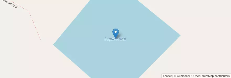 Mapa de ubicacion de Laguna Azul en Argentina, Wilayah Santa Cruz, Chile, Lago Argentino.