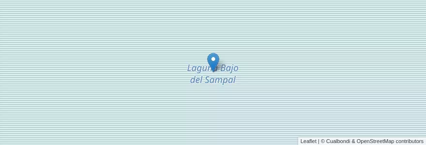 Mapa de ubicacion de Laguna Bajo del Sampal en Argentina, Cile, Chubut, Departamento Paso De Indios.