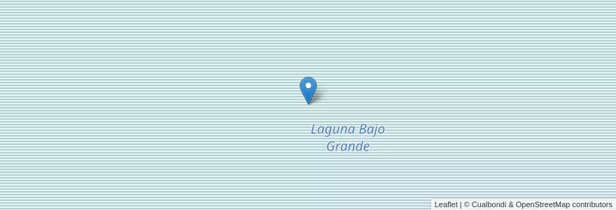 Mapa de ubicacion de Laguna Bajo Grande en Arjantin, Şili, Chubut, Departamento Río Senguer.