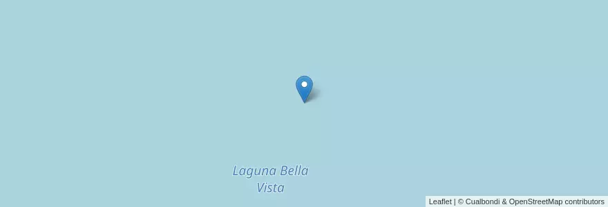 Mapa de ubicacion de Laguna Bella Vista en Argentinien, Santa Fe, Departamento General López, Municipio De Christophersen.