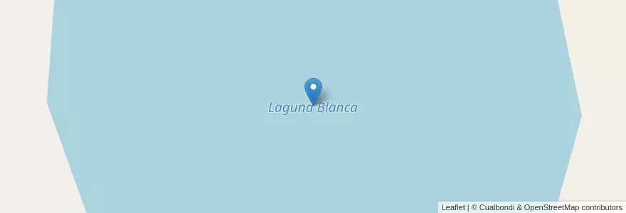 Mapa de ubicacion de Laguna Blanca en Argentina, Chile, Wilayah Santa Cruz, Lago Argentino.