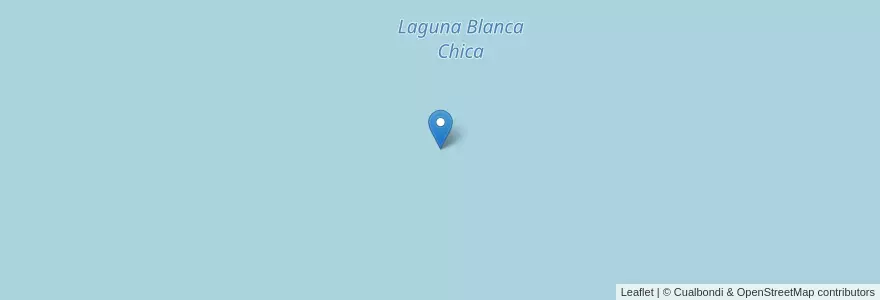 Mapa de ubicacion de Laguna Blanca Chica en Argentinië, Buenos Aires, Partido De Olavarría.