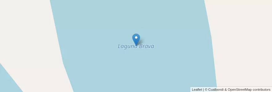 Mapa de ubicacion de Laguna Brava en Argentina, Wilayah Entre Ríos, Departamento Gualeguay, Distrito Islas.