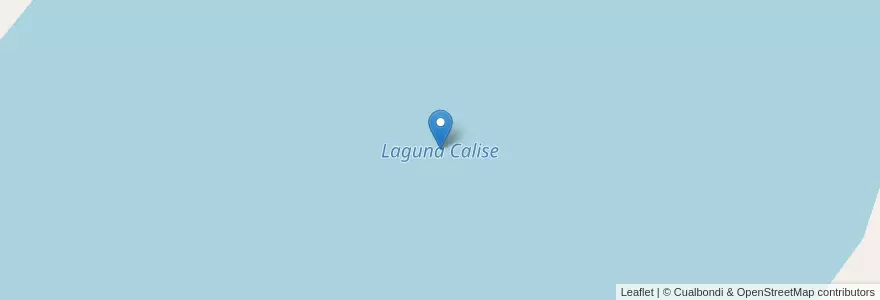 Mapa de ubicacion de Laguna Calise en アルゼンチン, ブエノスアイレス州, Partido De General Viamonte.