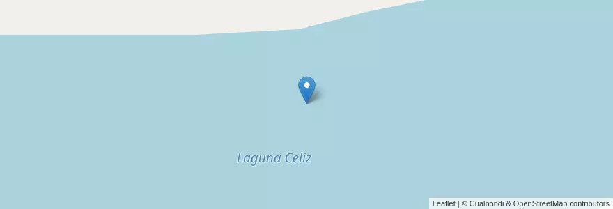 Mapa de ubicacion de Laguna Celiz en Argentina, Buenos Aires, Partido De San Pedro.