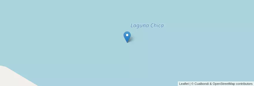 Mapa de ubicacion de Laguna Chica en Argentina, Buenos Aires, Partido De Chascomús.