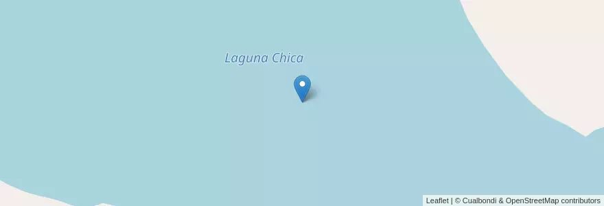 Mapa de ubicacion de Laguna Chica en Arjantin, Şili, Neuquén, Departamento Huiliches.
