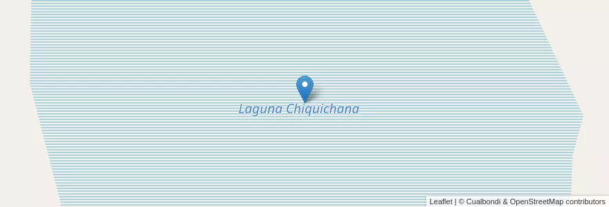 Mapa de ubicacion de Laguna Chiquichana en Argentina, Chubut, Departamento Gaiman.