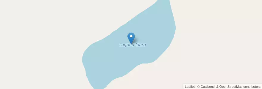 Mapa de ubicacion de Laguna Clara en アルゼンチン, チリ, ネウケン州, Departamento Chos Malal.
