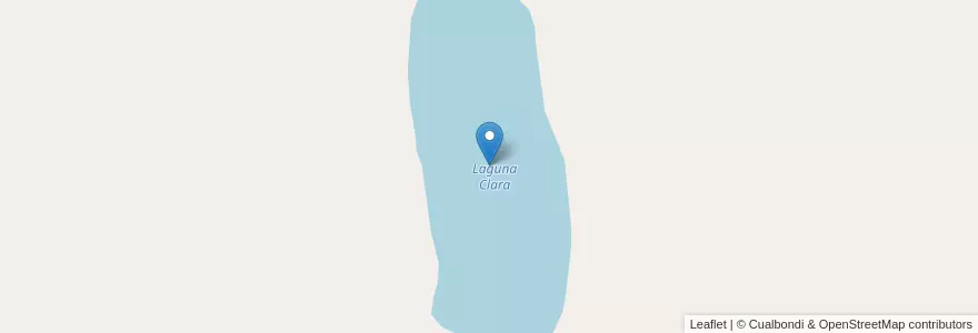 Mapa de ubicacion de Laguna Clara en Argentine, Chili, Province De Neuquén, Departamento Chos Malal.