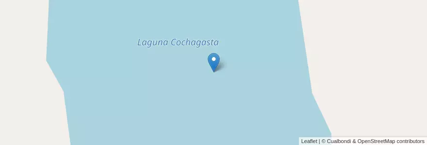 Mapa de ubicacion de Laguna Cochagasta en Argentine, Jujuy, Departamento Cochinoca, Municipio De Abralaite.