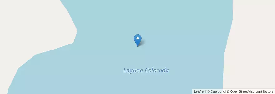 Mapa de ubicacion de Laguna Colorada en Argentina, Chile, Wilayah Neuquén, Departamento Catán Lil.