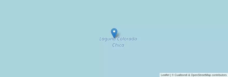 Mapa de ubicacion de Laguna Colorada Chica en Argentina, Provincia Di Buenos Aires, Partido De Puan.