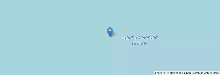 Mapa de ubicacion de Laguna Colorada Grande en 아르헨티나, 부에노스아이레스주, Partido De Puan.