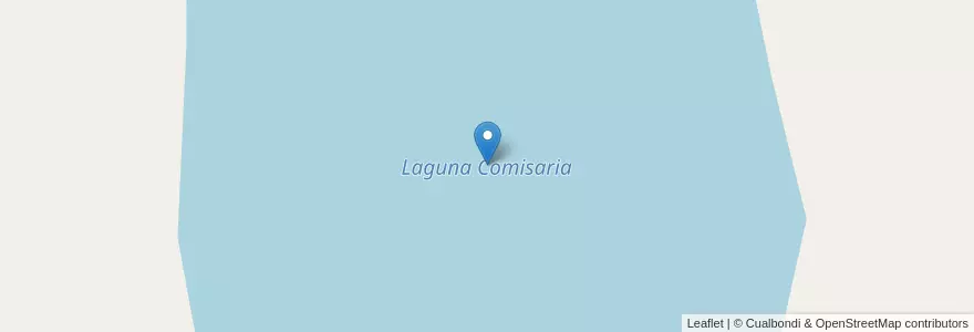 Mapa de ubicacion de Laguna Comisaria en Arjantin, Jujuy, Departamento Rinconada, Municipio De Mina Pirquitas.