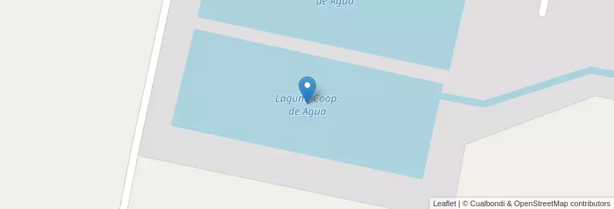 Mapa de ubicacion de Laguna Coop. de Agua en Argentine, Santa Fe, Departamento Castellanos, Municipio De Sunchales.