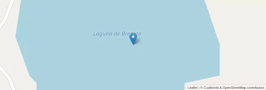 Mapa de ubicacion de Laguna de Brealito en アルゼンチン, サルタ州, Molinos, Municipio De Molinos.