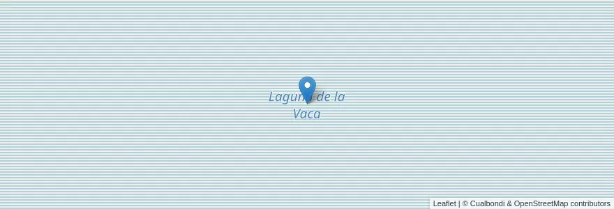 Mapa de ubicacion de Laguna de la Vaca en アルゼンチン, チュブ州, Departamento Telsen.