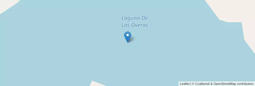 Mapa de ubicacion de Laguna De Las Overas en Argentina, Chile, Neuquén, Departamento Catán Lil.