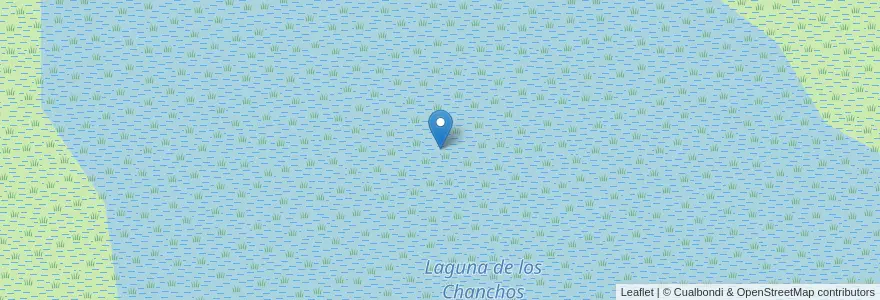 Mapa de ubicacion de Laguna de los Chanchos en Argentinië, Entre Ríos, Departamento Victoria, Distrito Secciones.