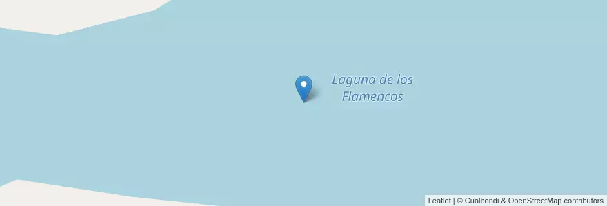 Mapa de ubicacion de Laguna de los Flamencos en Argentina, Provincia Di Buenos Aires, Partido De Patagones.