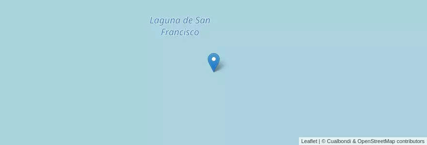 Mapa de ubicacion de Laguna de San Francisco en 阿根廷, Córdoba, Departamento Cruz Del Eje, Pedanía Cruz Del Eje.