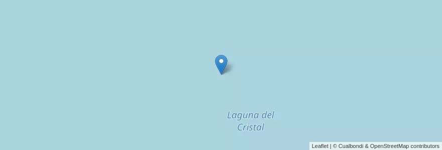 Mapa de ubicacion de Laguna del Cristal en Argentina, Santa Fe, Departamento Vera, Municipio De Calchaquí.