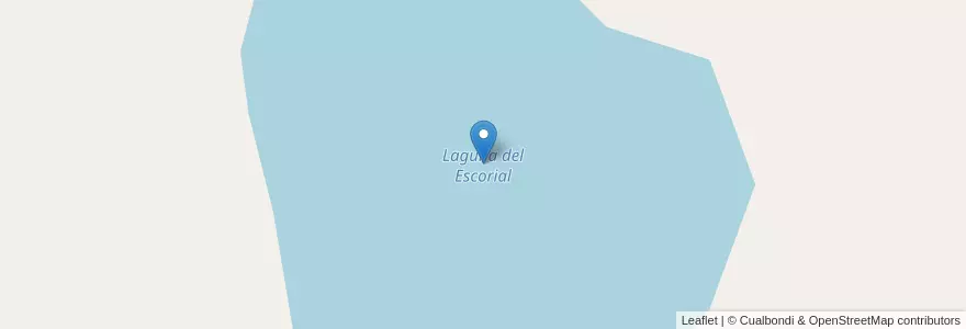 Mapa de ubicacion de Laguna del Escorial en Argentinië, Chili, Neuquén, Departamento Ñorquín.