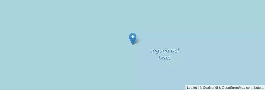 Mapa de ubicacion de Laguna Del León en Argentina, Río Negro, Departamento San Antonio, San Antonio Oeste.