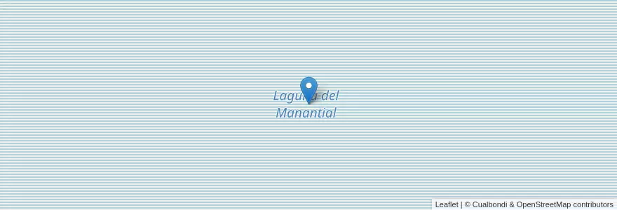 Mapa de ubicacion de Laguna del Manantial en Arjantin, Şili, Santa Cruz, Corpen Aike.