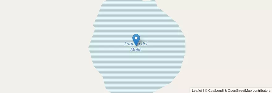 Mapa de ubicacion de Laguna del Molle en الأرجنتين, تشيلي, نيوكوين, Departamento Catán Lil.