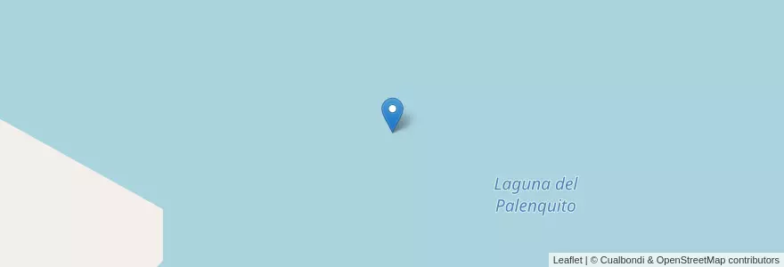 Mapa de ubicacion de Laguna del Palenquito en アルゼンチン, ブエノスアイレス州, Partido De General Guido.