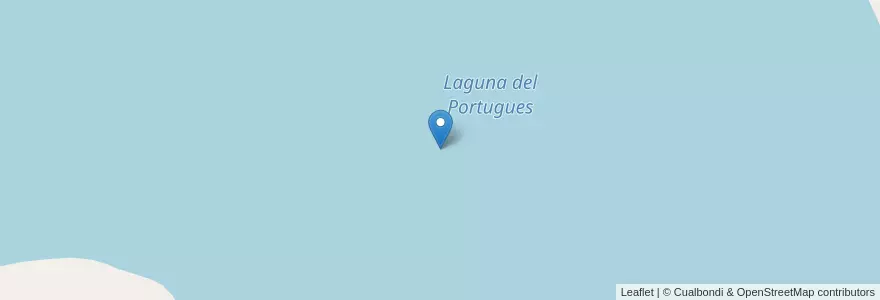 Mapa de ubicacion de Laguna del Portugues en Argentina, Región De Magallanes Y De La Antártica Chilena, Chile, Santa Cruz, Güer Aike.