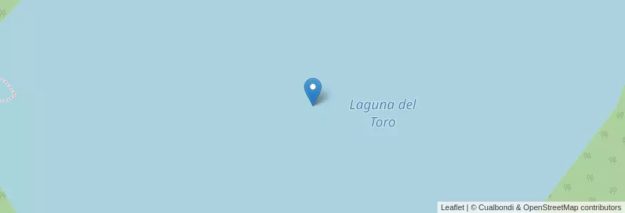 Mapa de ubicacion de Laguna del Toro en آرژانتین, شیلی, چوبوت, Departamento Futaleufú.