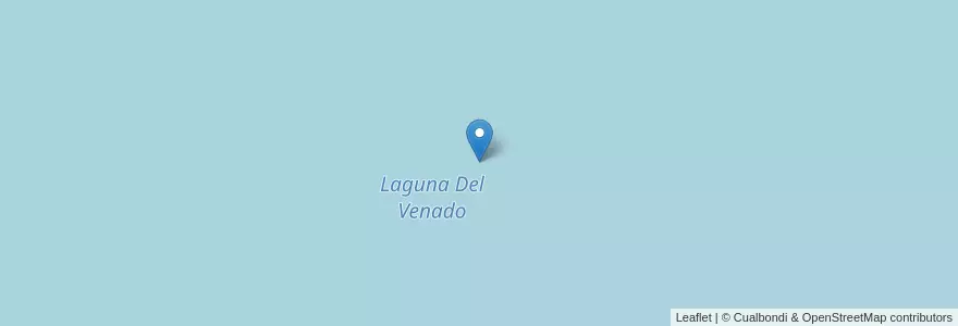 Mapa de ubicacion de Laguna Del Venado en 阿根廷, 布宜诺斯艾利斯省, Partido De Guaminí.