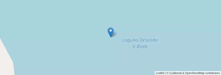 Mapa de ubicacion de Laguna Deseada o Baya en Argentine, Province De Buenos Aires, Partido De Puan.