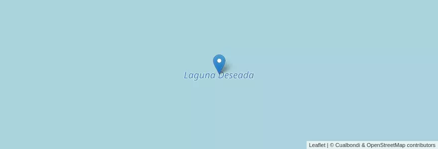 Mapa de ubicacion de Laguna Deseada en Argentine, Province De Buenos Aires, Partido De Puan.