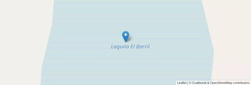 Mapa de ubicacion de Laguna El Barril en 아르헨티나, 칠레, 산타크루스주, Corpen Aike.