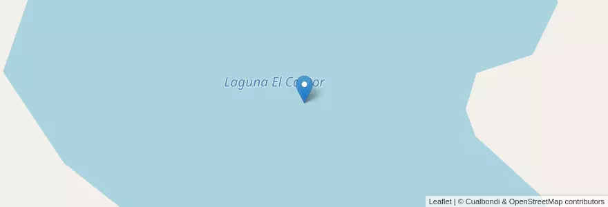 Mapa de ubicacion de Laguna El Cantor en Аргентина, Санта-Фе, Departamento General López, Municipio De Maggiolo.