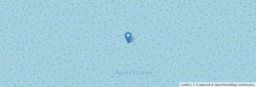 Mapa de ubicacion de Laguna El Ceibo en 아르헨티나, 엔트레리오스주, Departamento Diamante, Distrito Zona De Islas.